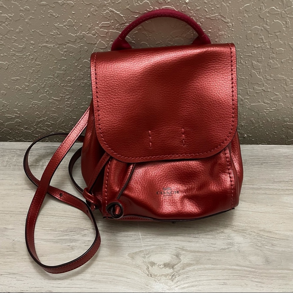 Coach backpack purse